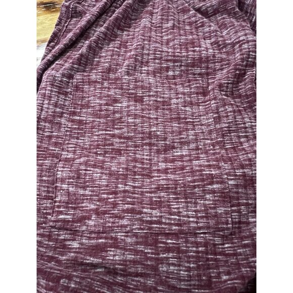 Lularoe Women's Size Medium Purple Duster Open Front Long Cardigan Preppy Lounge - Picture 11 of 12